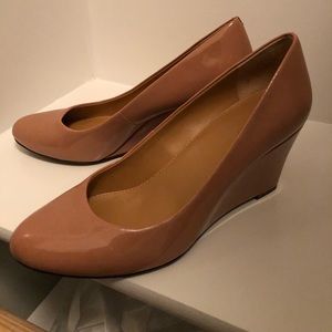 J Crew Patent Leather Wedges